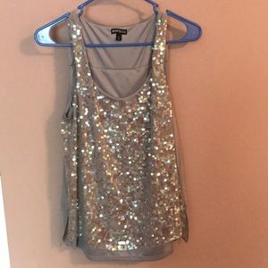 Express Women Sequined Top